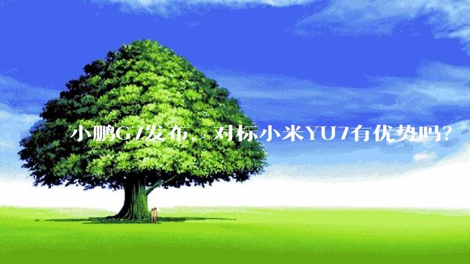 小鹏G7发布，对标小米YU7有优势吗？